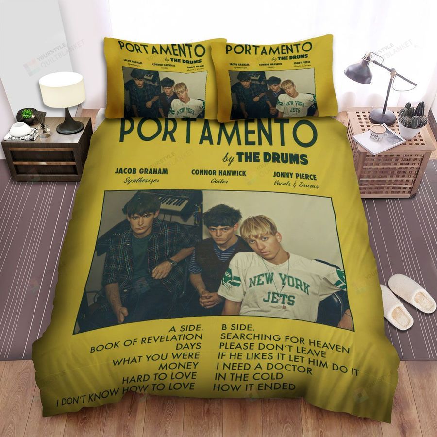 The Drums Band Portamento Poster Bed Sheets Spread Comforter Duvet Cover Bedding Sets