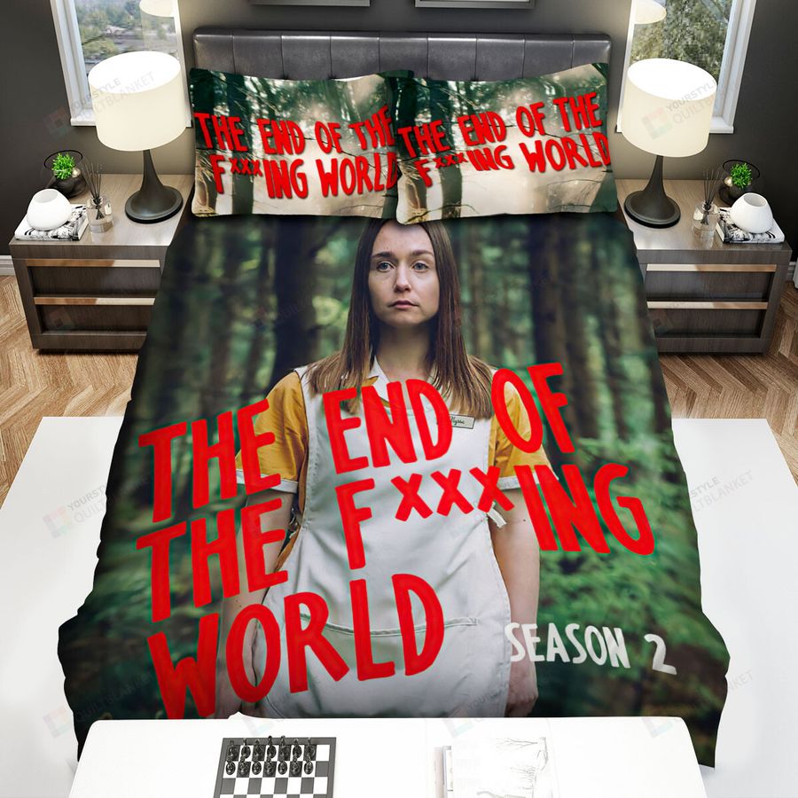 The End Of The FIng World (2017–2019) Season 2 Movie Poster 3 Bed Sheets Spread Comforter Duvet Cover Bedding Sets