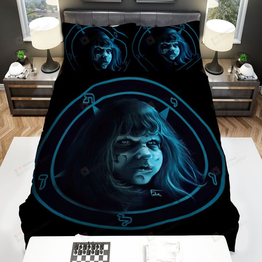 The Exorcist (1973) Monster Bed Sheets Spread Comforter Duvet Cover Bedding Sets