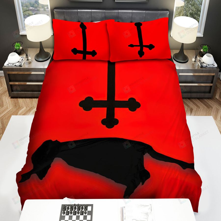 The Exorcist (2016–2018) Inverted Cross Movie Poster Bed Sheets Spread Comforter Duvet Cover Bedding Sets