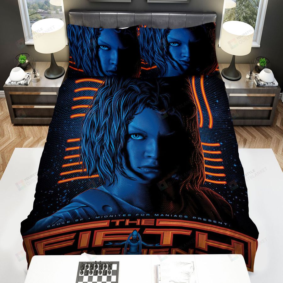 The Fifth Element Movie Poster 2 Bed Sheets Spread Comforter Duvet Cover Bedding Sets