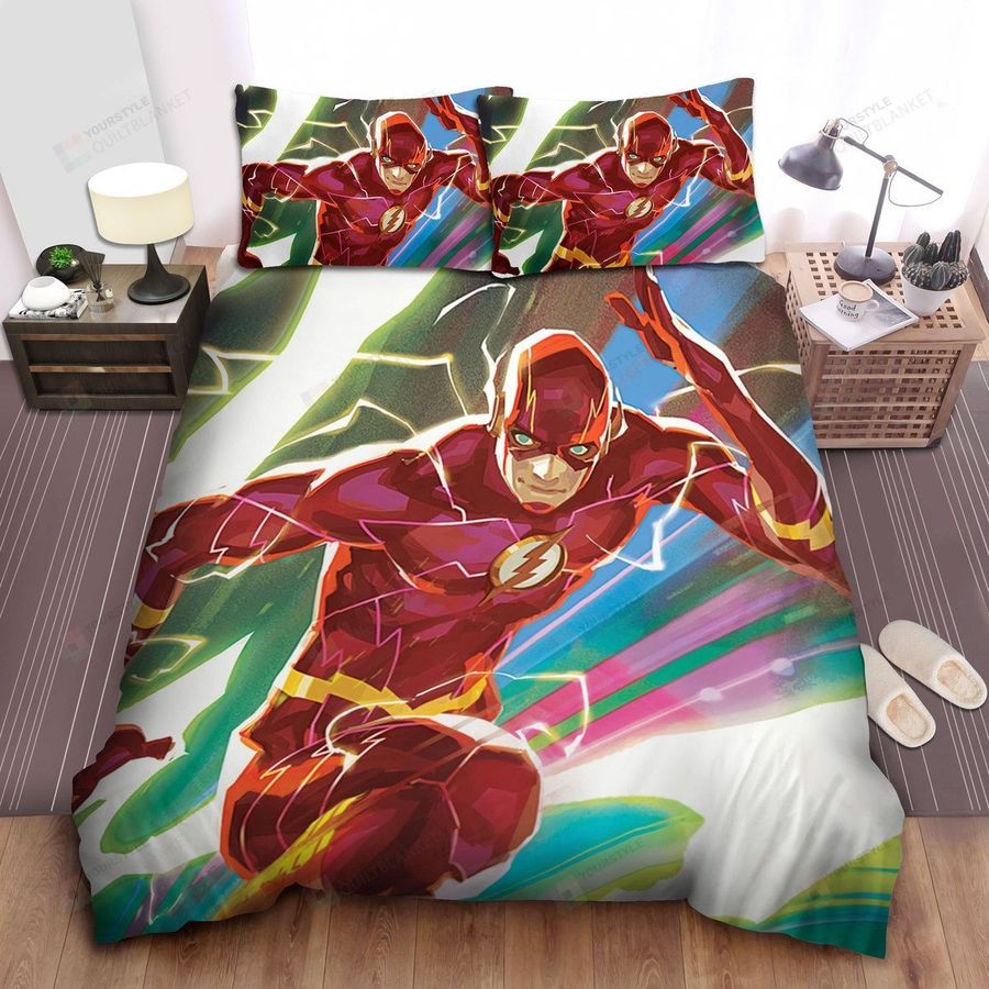 The Flash Breaking The Time Barrier When In Limbo Bed Sheets Spread Comforter Duvet Cover Bedding Sets