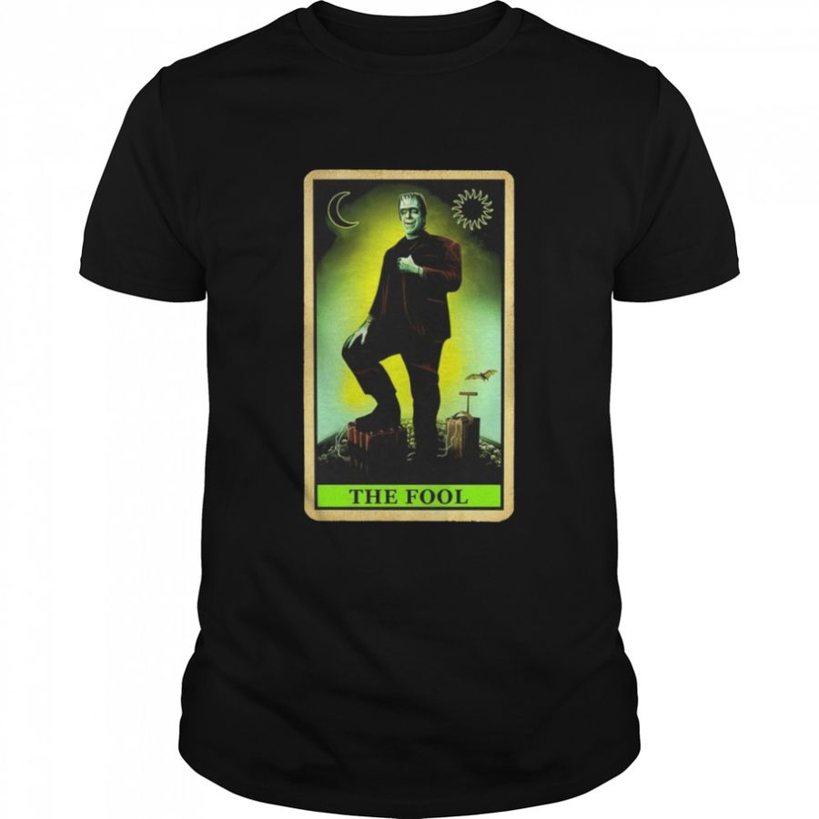 The Fool The Munsters Herman Munster Tarot Card Scary Movie shirt