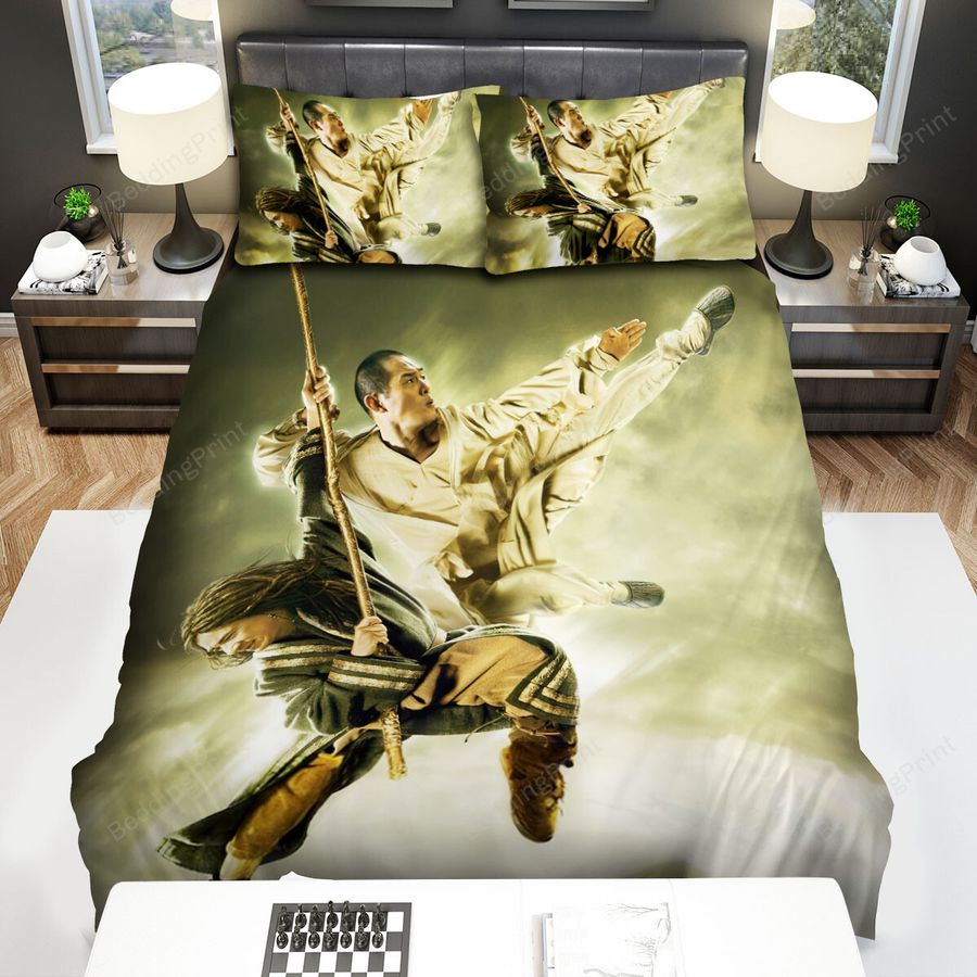 The Forbidden Kingdom Movie Poster 2 Bed Sheets Spread Comforter Duvet Cover Bedding Sets