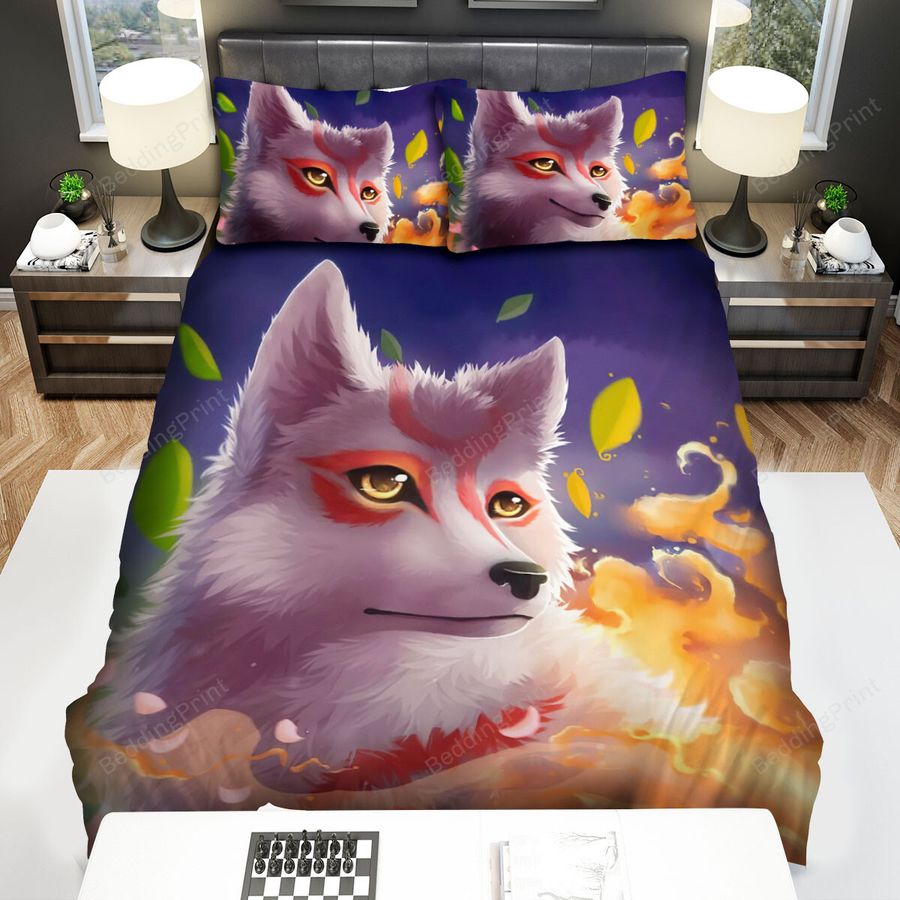 The Fox Among The Mist Bed Sheets Spread Duvet Cover Bedding Sets