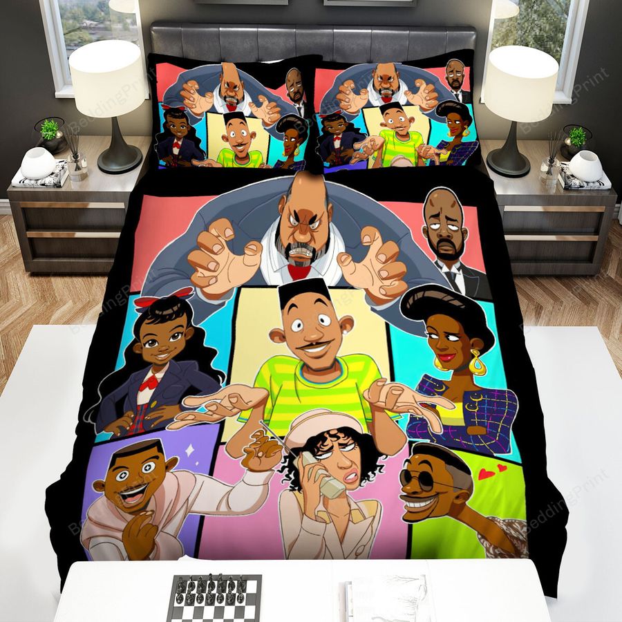 The Fresh Prince Of Bel-Air Movie Art 2 Bed Sheets Spread Comforter Duvet Cover Bedding Sets
