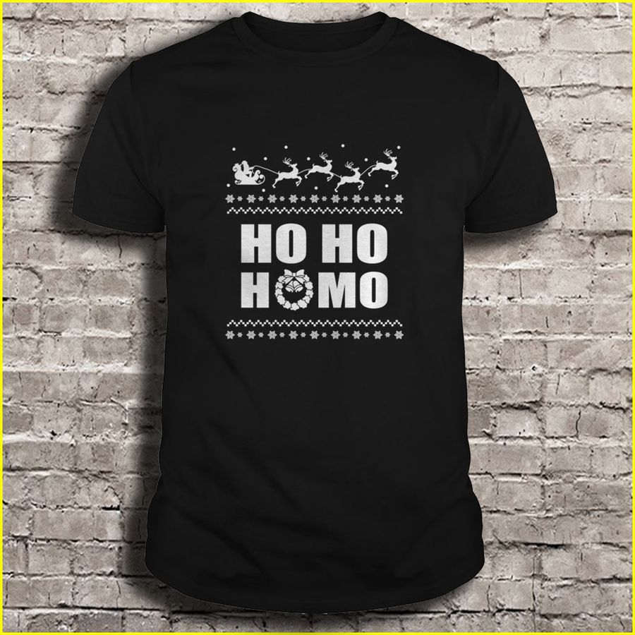 The Funny Christmas Ho Ho Ho Mo Shirt