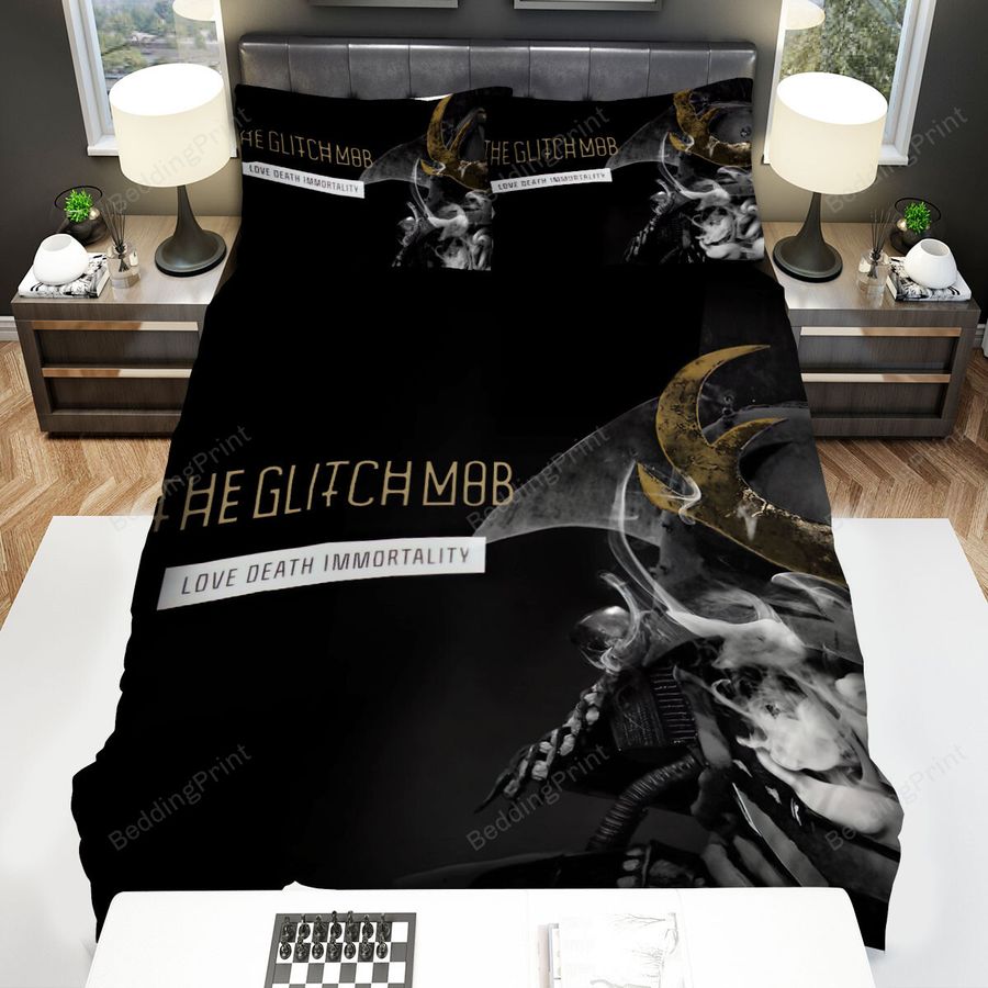 The Glitch Mob Music Band Love Death Immortality Bed Sheets Spread Comforter Duvet Cover Bedding Sets