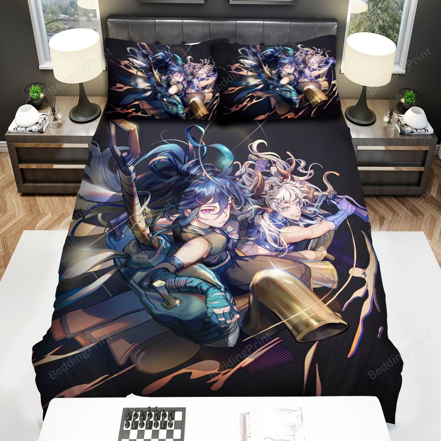 The God Of High School Sora & King Uma Digital Art Bed Sheets Spread Duvet Cover Bedding Sets