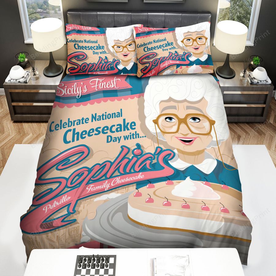 The Golden Girls (1985) National Cheesecake Bed Sheets Spread Comforter Duvet Cover Bedding Sets