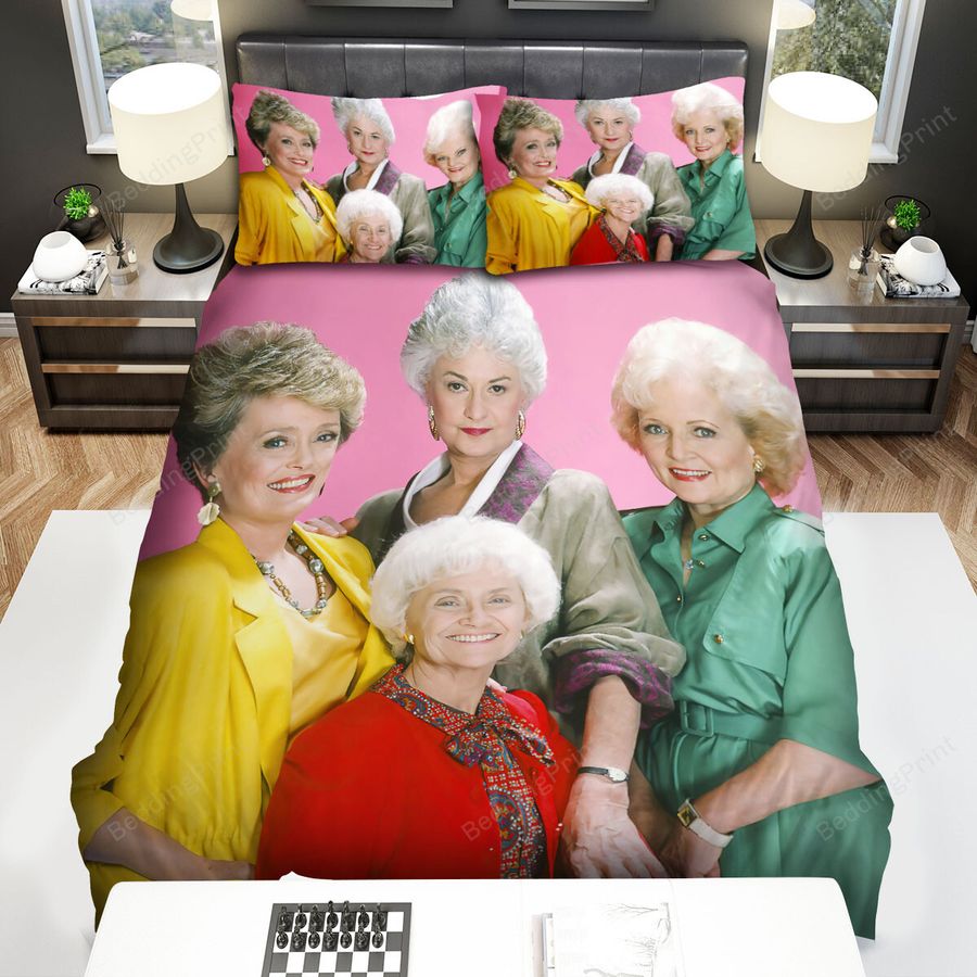 The Golden Girls (1985) Selfie Picture Bed Sheets Spread Comforter Duvet Cover Bedding Sets
