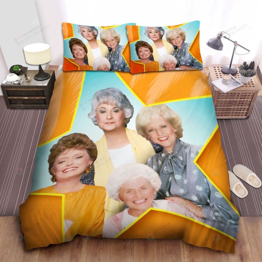 The Golden Girls Image Inside A Star Bed Sheets Spread Comforter Duvet Cover Bedding Sets