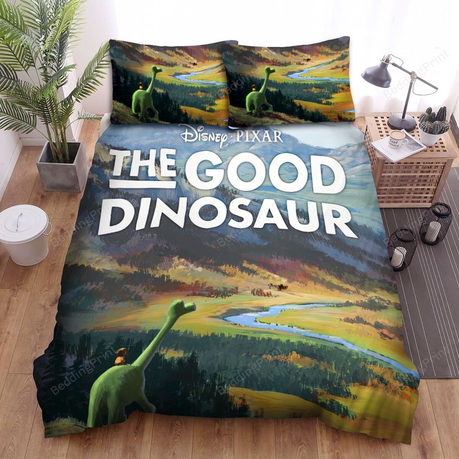 The Good Dinosaur (2015) Wilderness Movie Poster Bed Sheets Spread Comforter Duvet Cover Bedding Sets