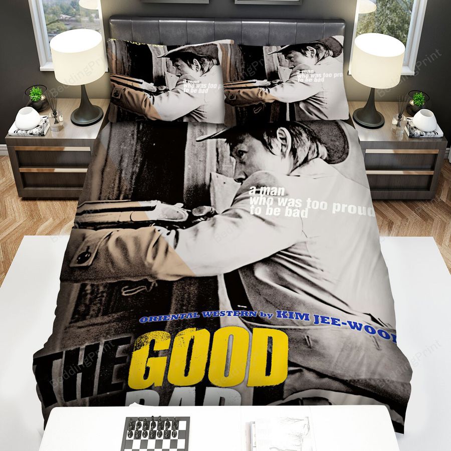 The Good The Bad The Weird (2008) The Good Movie Poster Ver 1 Bed Sheets Spread Comforter Duvet Cover Bedding Sets