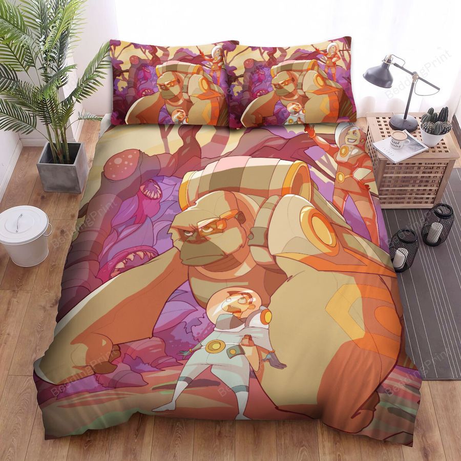 The Gorilla Warrior In The Jungle Bed Sheets Spread Duvet Cover Bedding Sets