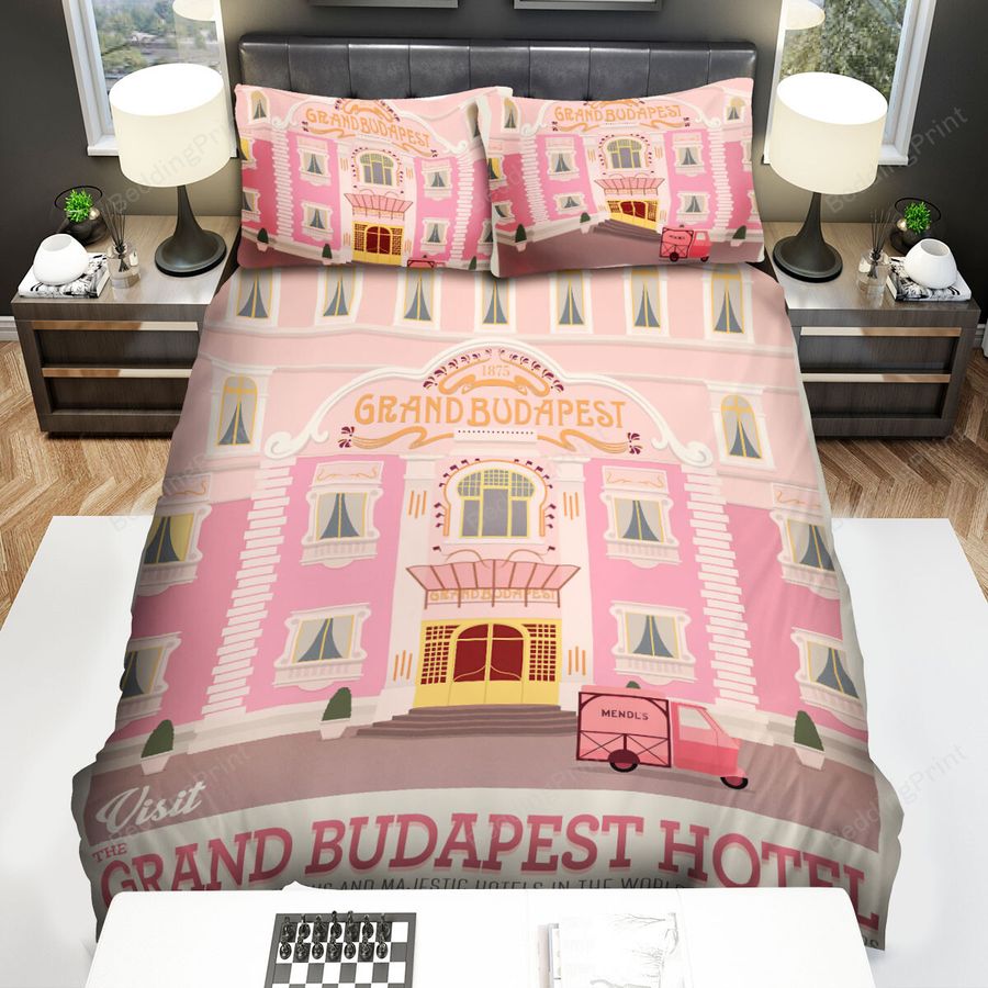The Grand Budapest Hotel (2014) Movie Illustration 7 Bed Sheets Spread Comforter Duvet Cover Bedding Sets