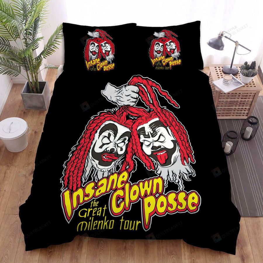 The Great Milenko Tour Insane Clown Posse Bed Sheets Spread Comforter Duvet Cover Bedding Sets