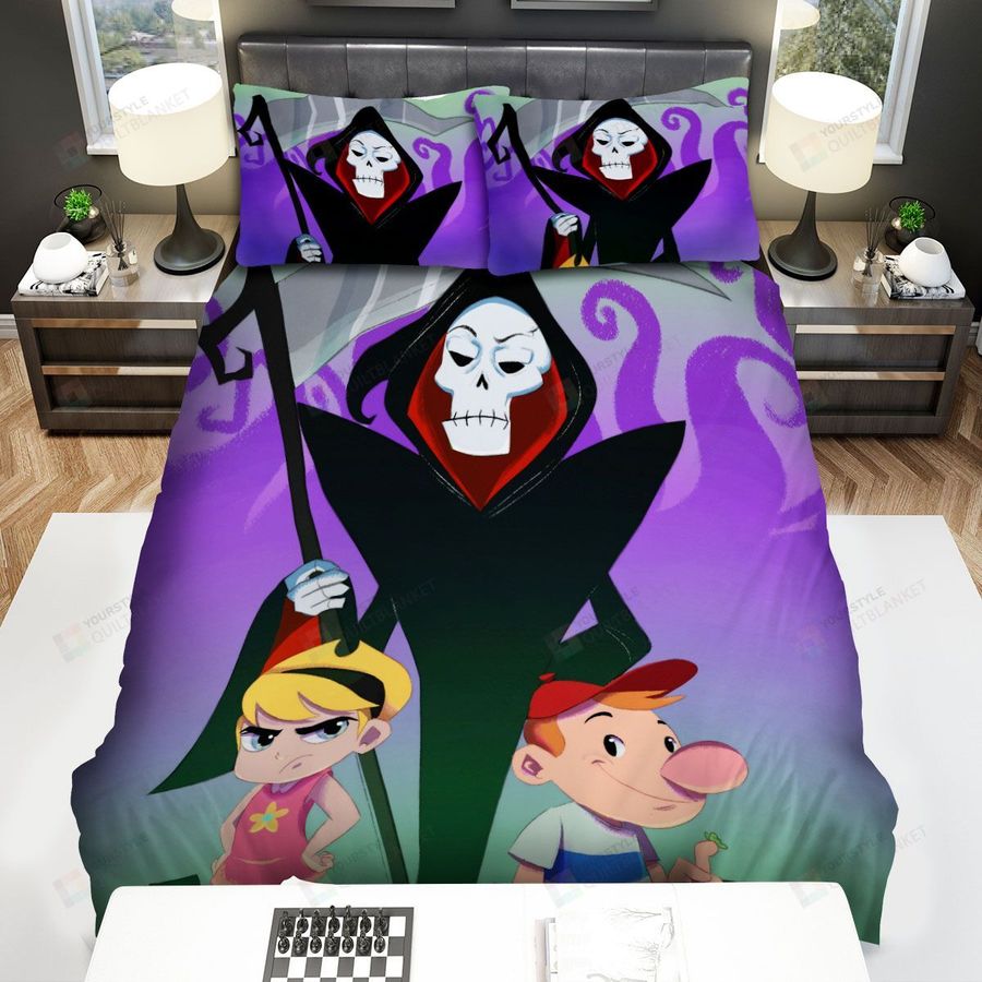 The Grim Adventures Of Billy & Mandy Art Painting Bed Sheets Spread Duvet Cover Bedding Sets