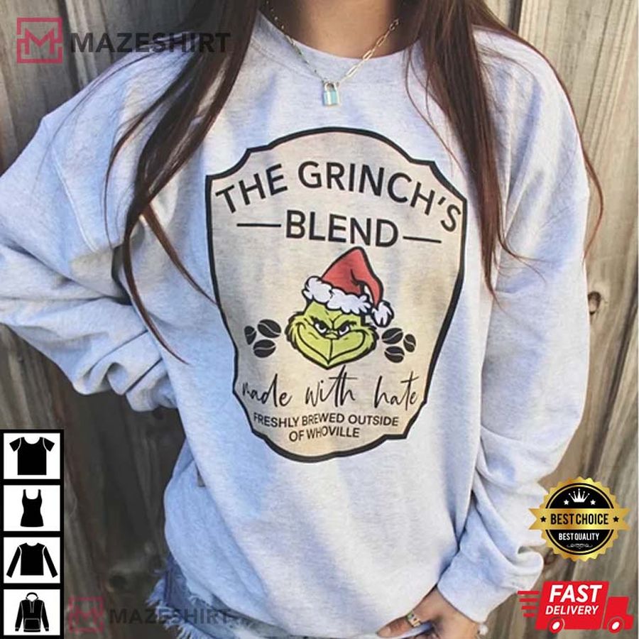 The Grinches Blend Christmas Coffee Holiday Party Cute T-Shirt