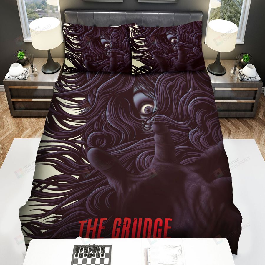The Grudge (2020) It Will Never Let You Go Bed Sheets Spread Comforter Duvet Cover Bedding Sets