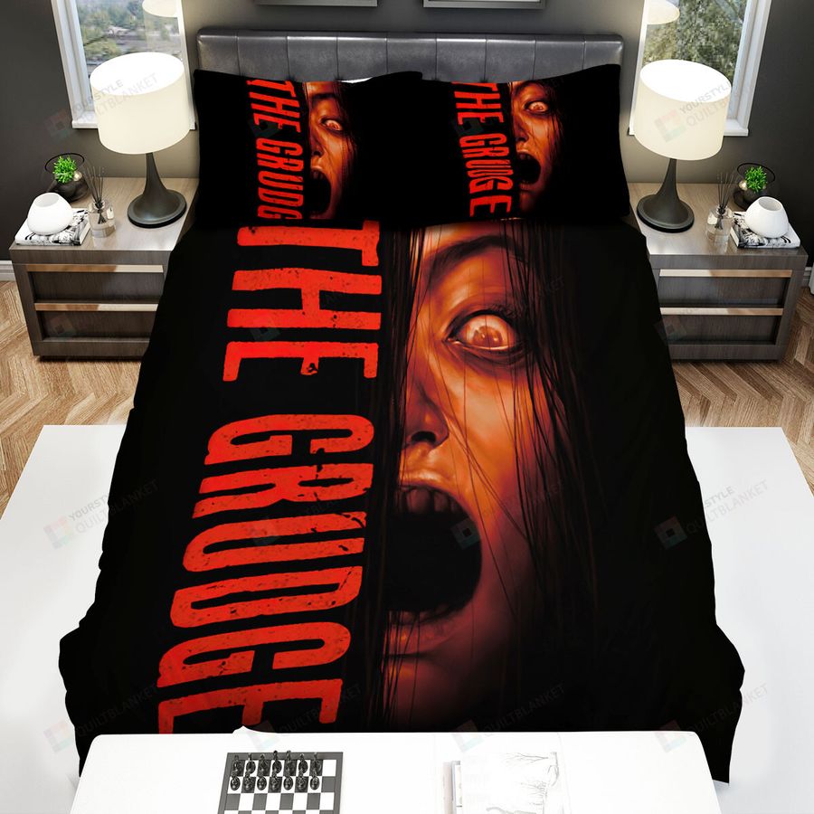 The Grudge (2020) The Red Eyes Bed Sheets Spread Comforter Duvet Cover Bedding Sets