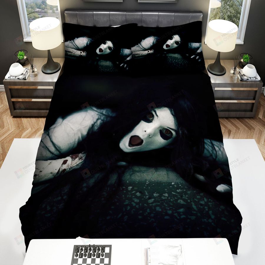 The Grudge Scared Bed Sheets Spread Comforter Duvet Cover Bedding Sets