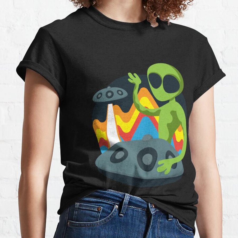 The Handpan Alien Tshirt Classic T-Shirt