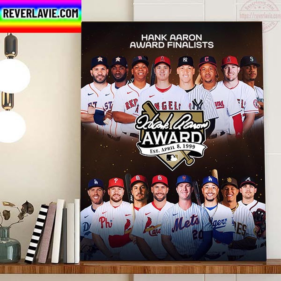 The Hank Aaron Award Finalists 2022 Home Decor Poster Canvas