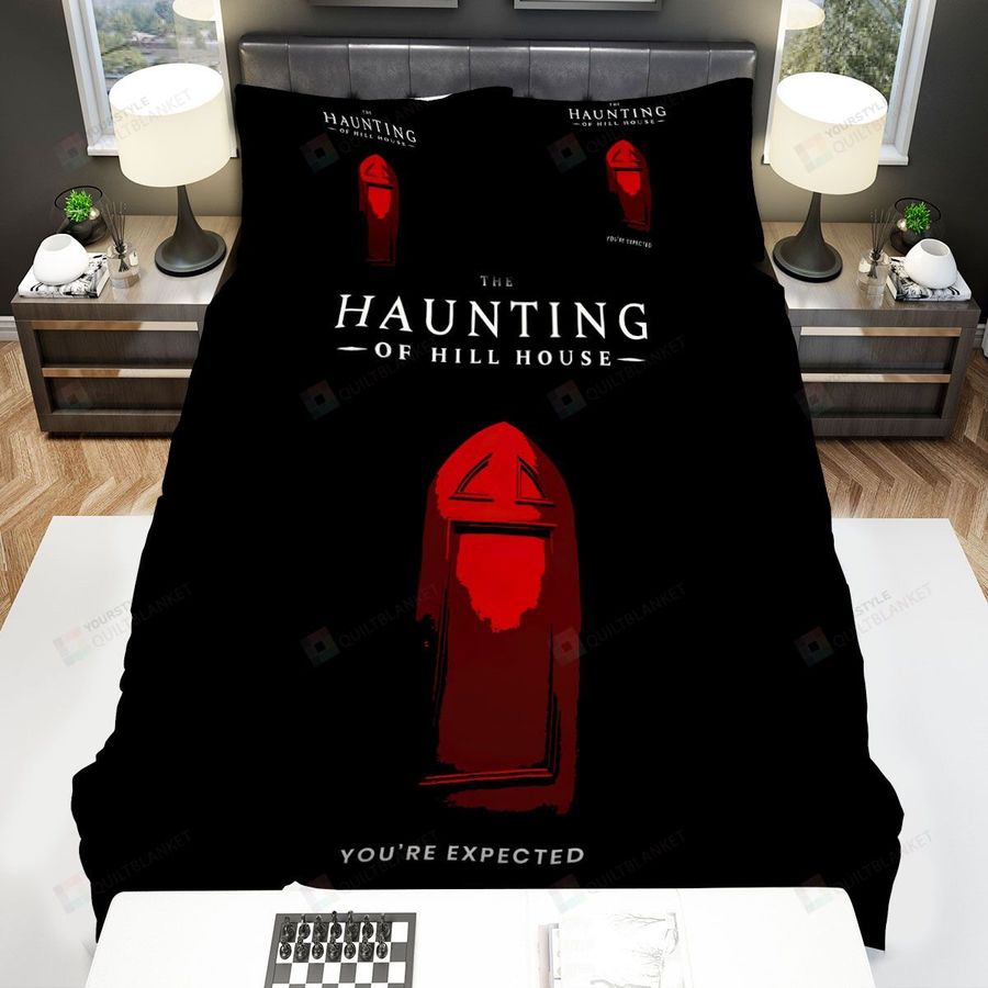 The Haunting Of Hill House (2018) You're Expected Movie Poster Bed Sheets Spread Comforter Duvet Cover Bedding Sets