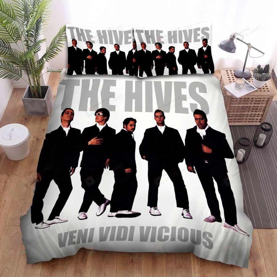 The Hives Band Album Veni Vidi Vicious Bed Sheets Spread Comforter Duvet Cover Bedding Sets