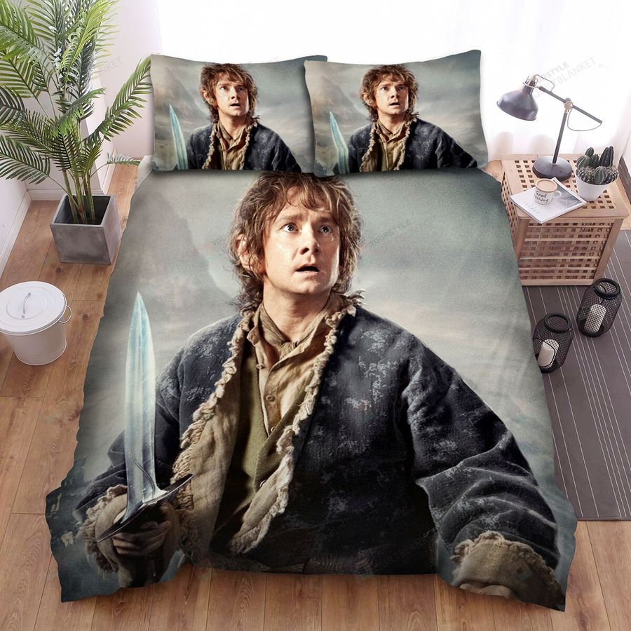 The Hobbit The Desolation Of Smaug Movie Mountains Behind Image Bed Sheets Spread Comforter Duvet Cover Bedding Sets
