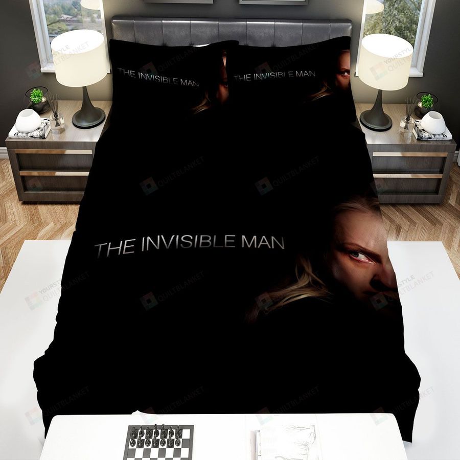 The Invisible Man (I) (2020) Teaser Movie Poster Bed Sheets Spread Comforter Duvet Cover Bedding Sets