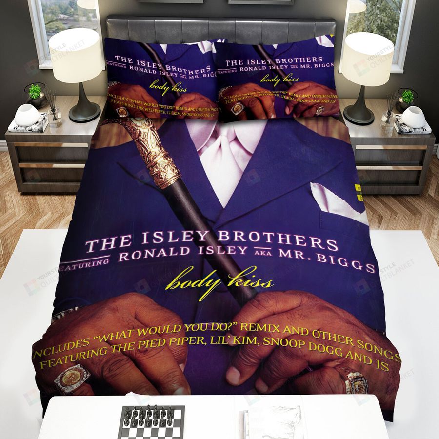The Isley Brothers Band Hody Kiss Bed Sheets Spread Comforter Duvet Cover Bedding Sets