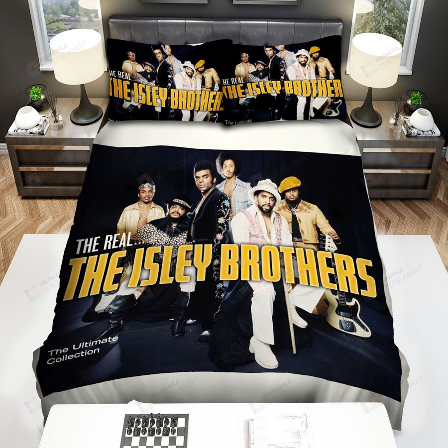 The Isley Brothers Band The Real Bed Sheets Spread Comforter Duvet Cover Bedding Sets