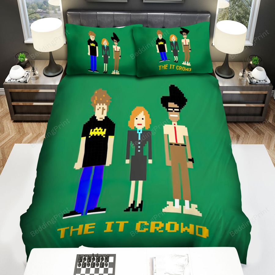 The It Crowd (2006–2013) Display Movie Poster Bed Sheets Spread Comforter Duvet Cover Bedding Sets