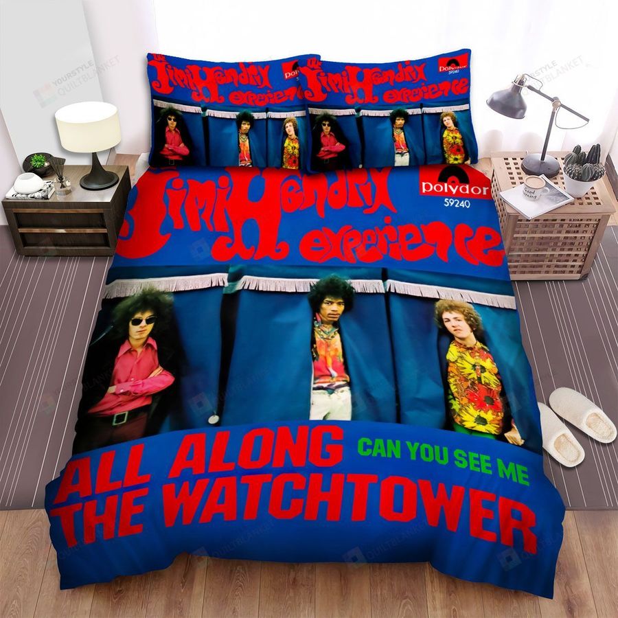 The Jimi Hendrix All Along The Watchtower Experience Bed Sheets Spread Comforter Duvet Cover Bedding Sets