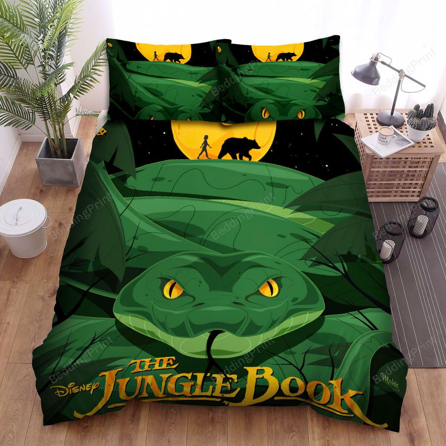 The Jungle Book (2016) Movie Illustration 3 Bed Sheets Spread Comforter Duvet Cover Bedding Sets