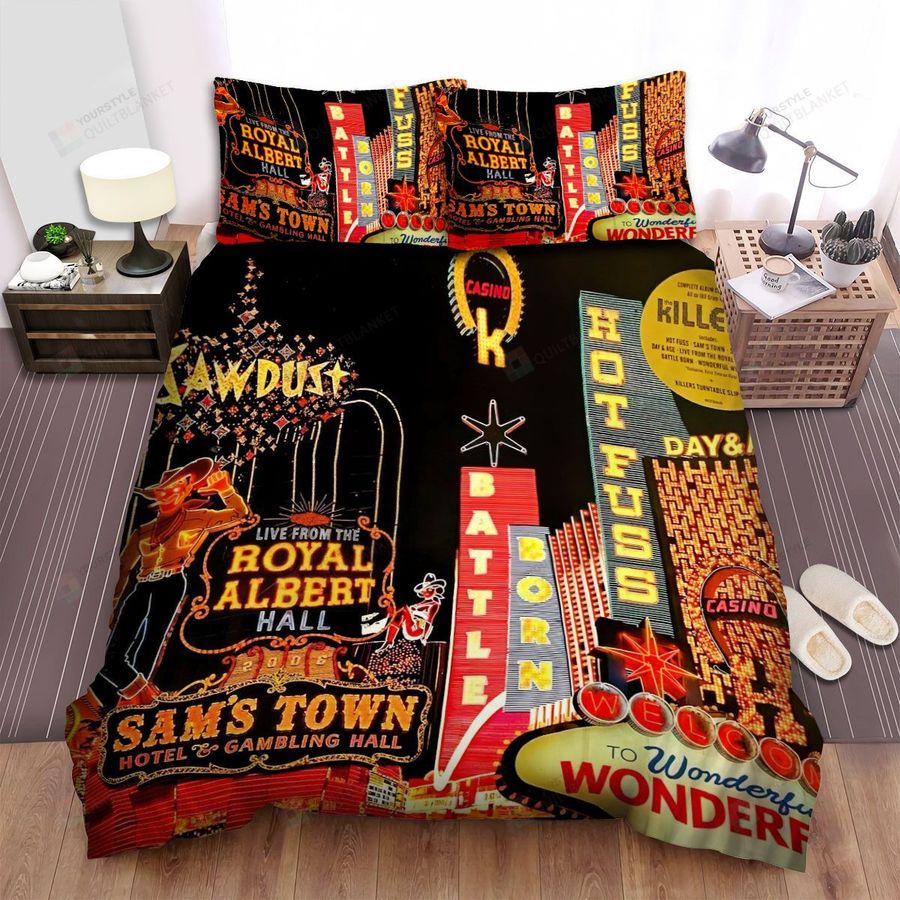 The Killers Art Print Bed Sheets Spread Comforter Duvet Cover Bedding Sets