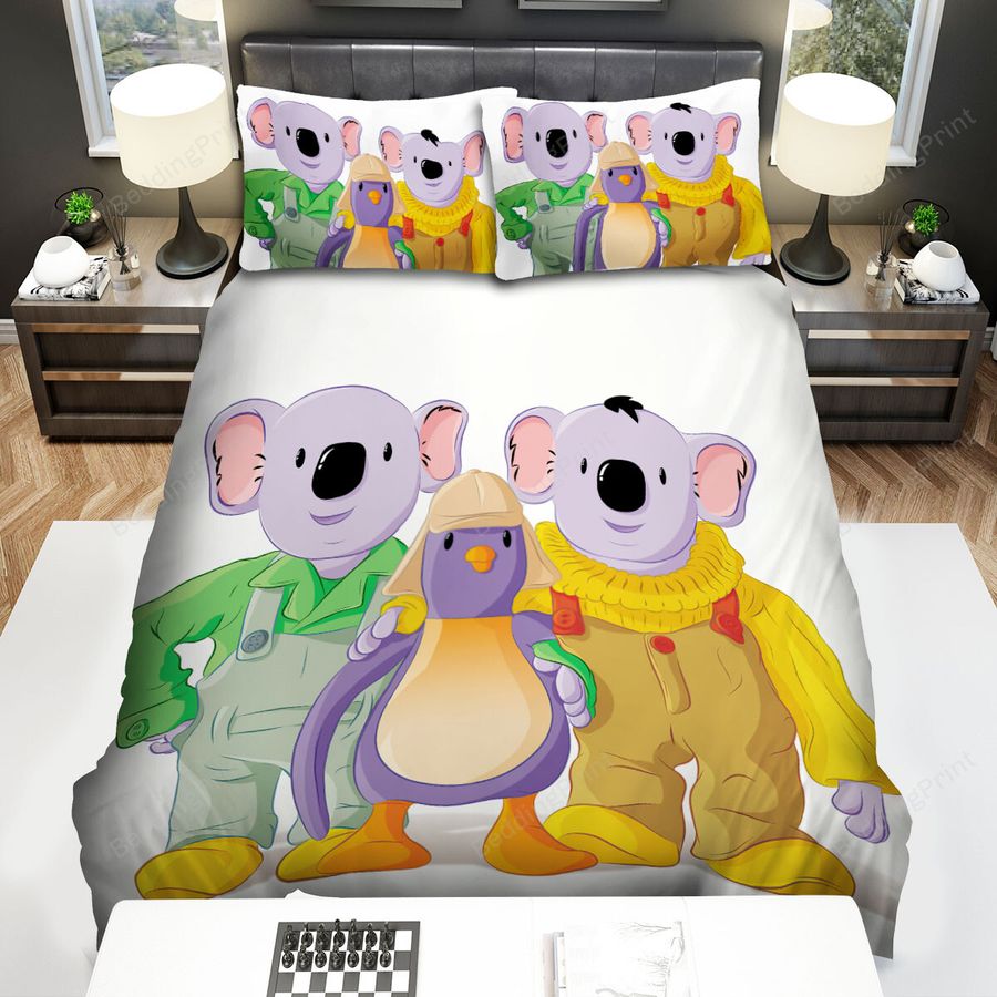 The Koala Brothers And Penny Bed Sheets Spread Duvet Cover Bedding Sets