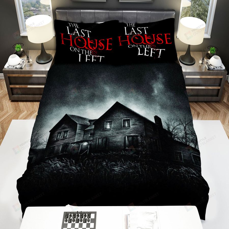 The Last House On The Left The House On Night In The Forest Movie Poster Bed Sheets Spread Comforter Duvet Cover Bedding Sets