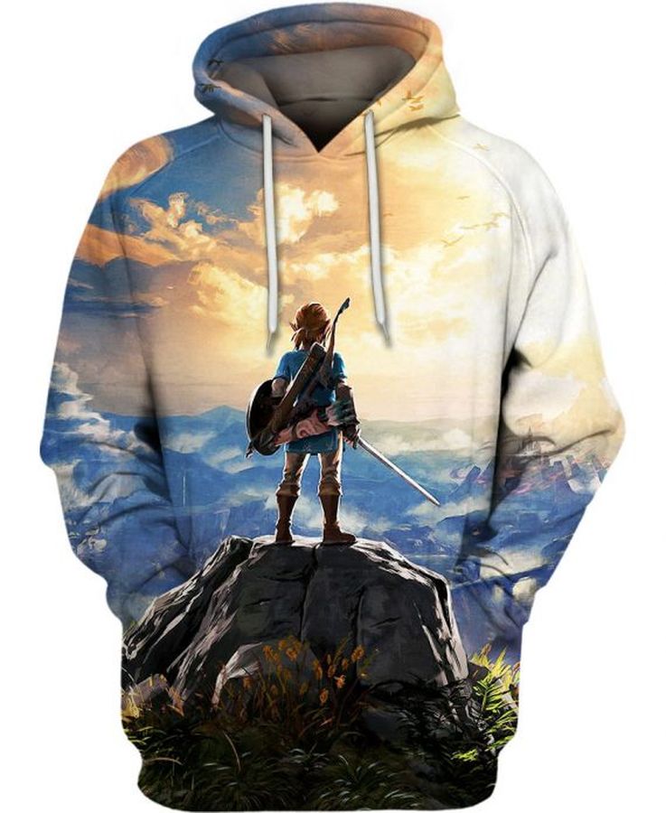 The Legend Of Zelda Wilderness Unisex Size Hoodie Ch