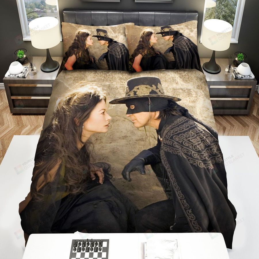 The Legend Of Zorro (2005) Movie Fall In Love Photo Bed Sheets Spread Comforter Duvet Cover Bedding Sets