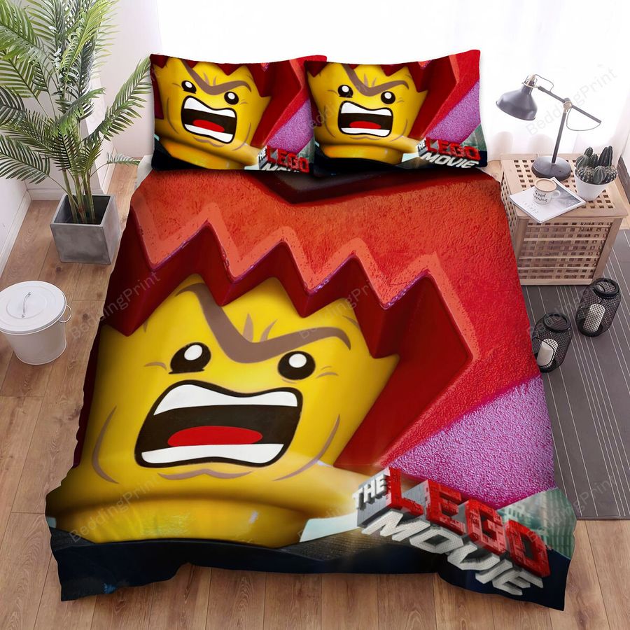 The Lego Movie (2014) Will Ferrell Is Lord Business Movie Poster Bed Sheets Spread Comforter Duvet Cover Bedding Sets