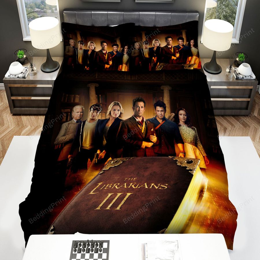 The Librarians Movie Poster 5 Bed Sheets Spread Comforter Duvet Cover Bedding Sets
