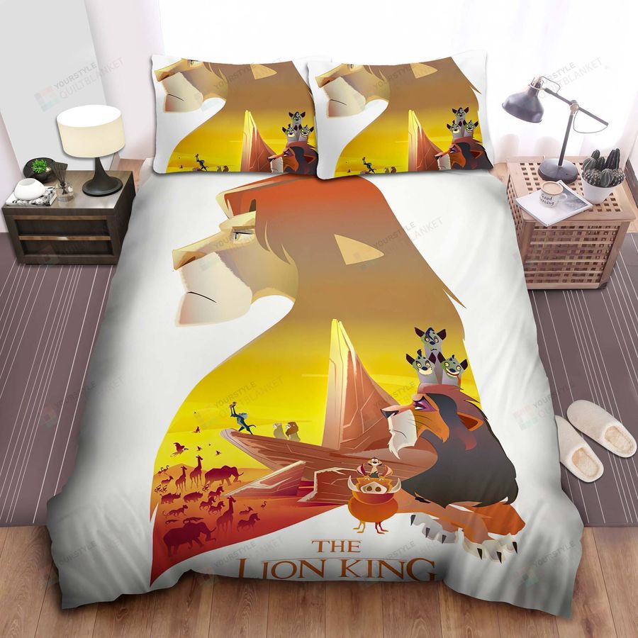 The Lion King Digital Art Poster Bed Sheets Spread Comforter Duvet Cover Bedding Sets