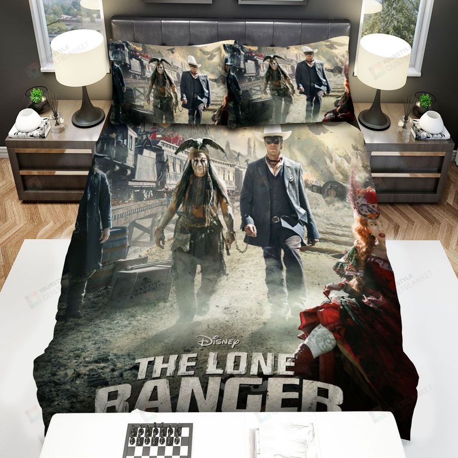 The Lone Ranger (2013) Movie Bird In The Back Photo Bed Sheets Spread Comforter Duvet Cover Bedding Sets