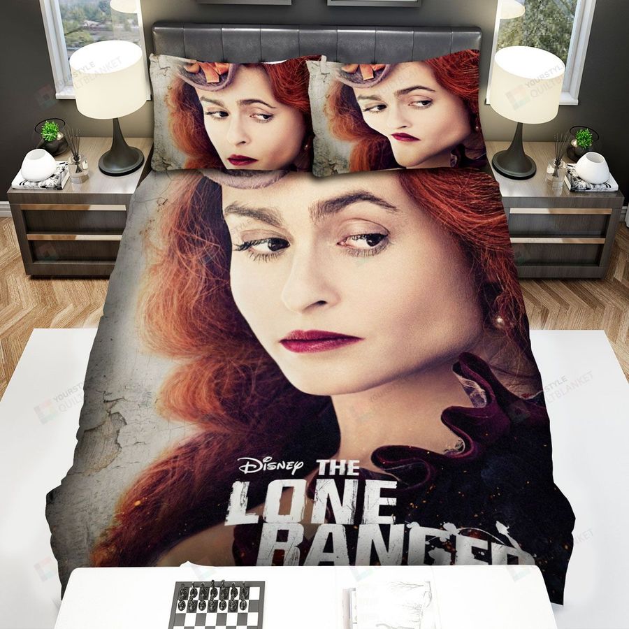 The Lone Ranger (2013) Movie Red Hair Photo Bed Sheets Spread Comforter Duvet Cover Bedding Sets