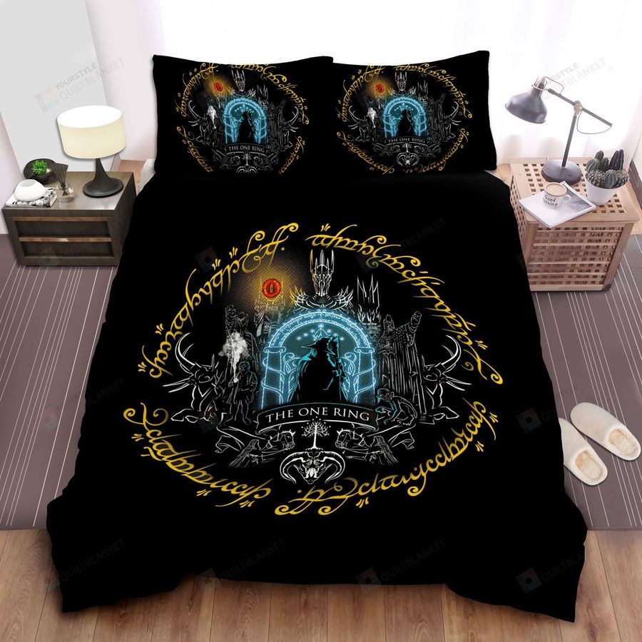 The Lord Of The Ring, Artwork Of The Movie Bed Sheets Spread Comforter Duvet Cover Bedding Sets