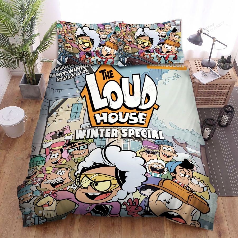 The Loud House Special Winter Bed Sheets Spread Duvet Cover Bedding Sets