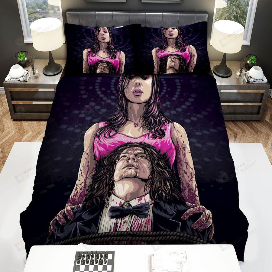 The Loved Ones Tired Man With Many Bloods And The Girl Art Scene Movie Picture Bed Sheets Spread Comforter Duvet Cover Bedding Sets